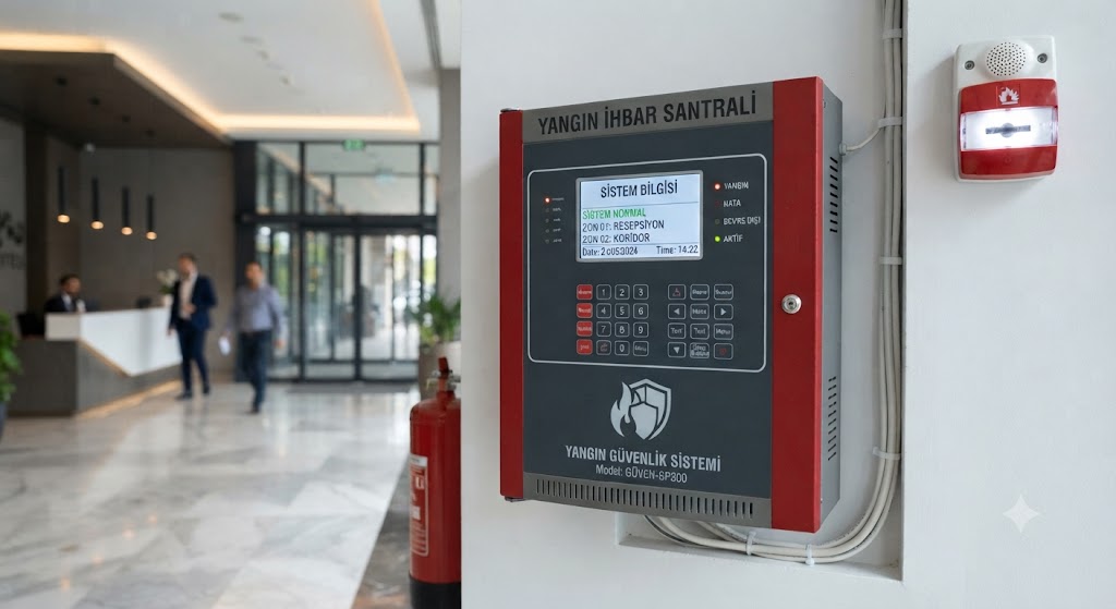 Adresli Yangın İhbar Santrali