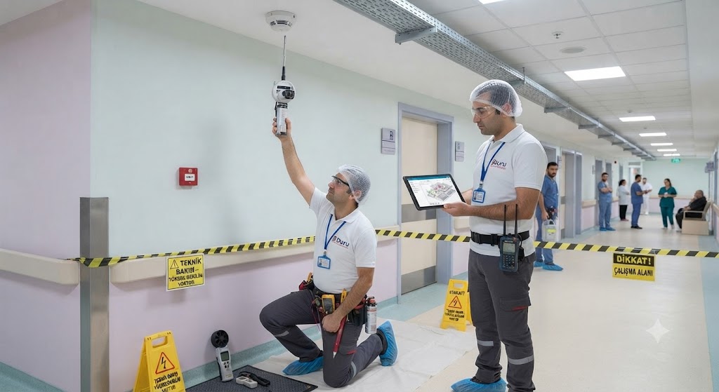 Zonguldak Ereğli Devlet Hastanesi | Yangın Algılama Sistemleri Periyodik Bakımları