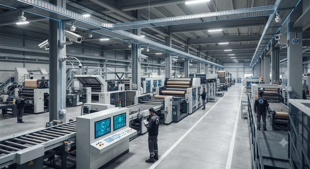 Hadımköy Modern Ambalaj Kağıt Fabrikası | Yangın ve Güvenlik Sistemleri Kurulumu